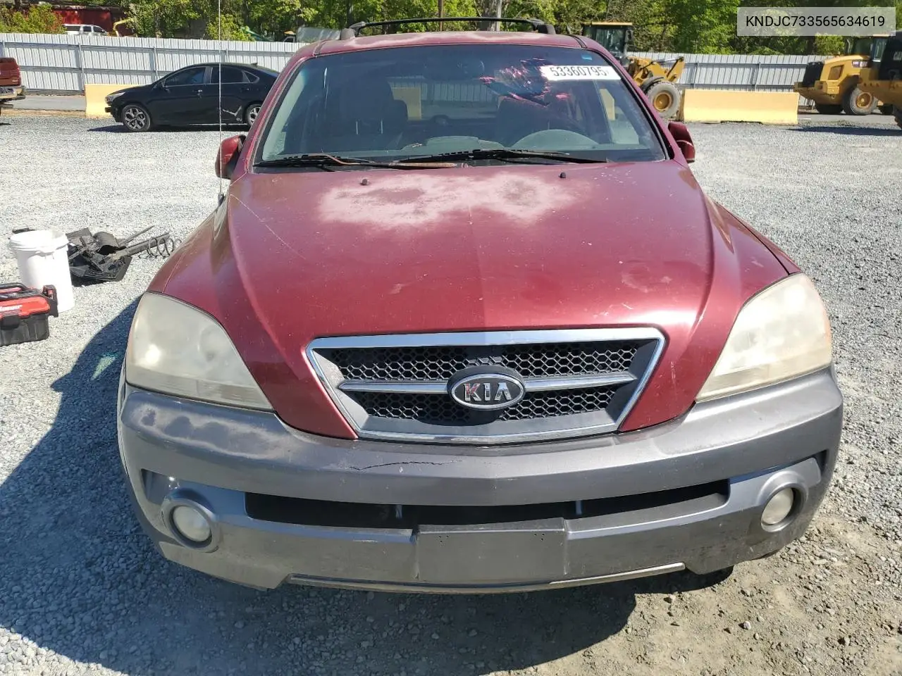 2006 Kia Sorento Ex VIN: KNDJC733565634619 Lot: 53360795