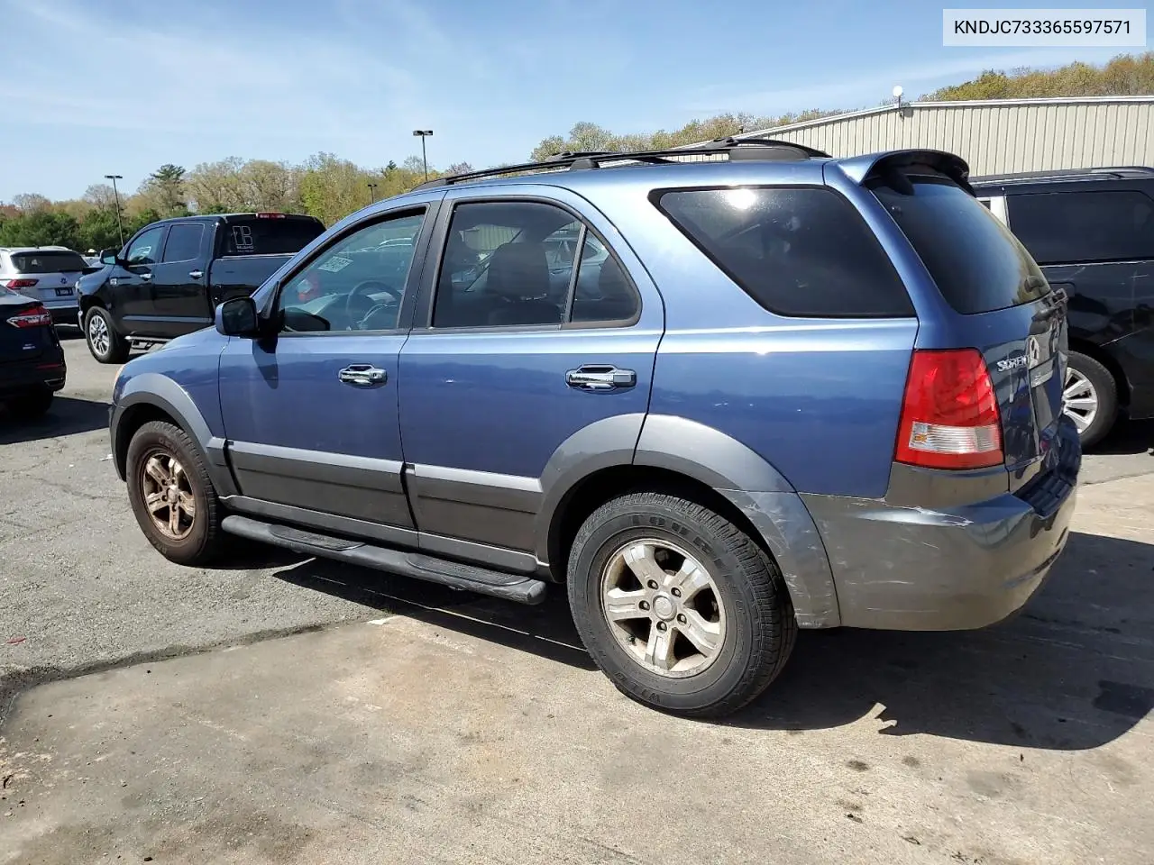 2006 Kia Sorento Ex VIN: KNDJC733365597571 Lot: 55494665