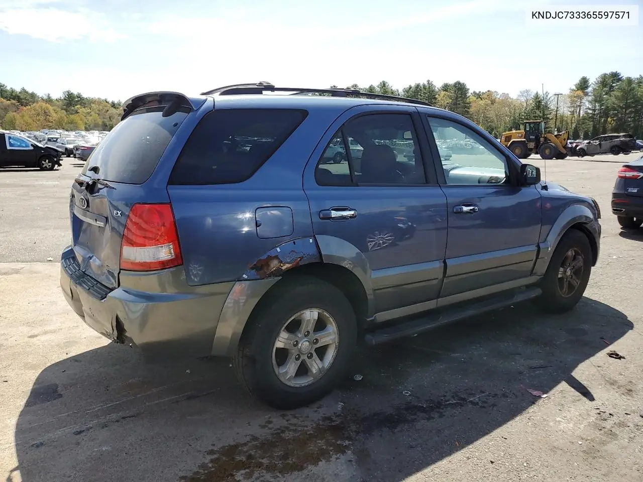 2006 Kia Sorento Ex VIN: KNDJC733365597571 Lot: 55494665