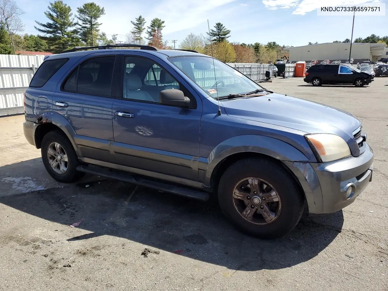 2006 Kia Sorento Ex VIN: KNDJC733365597571 Lot: 55494665