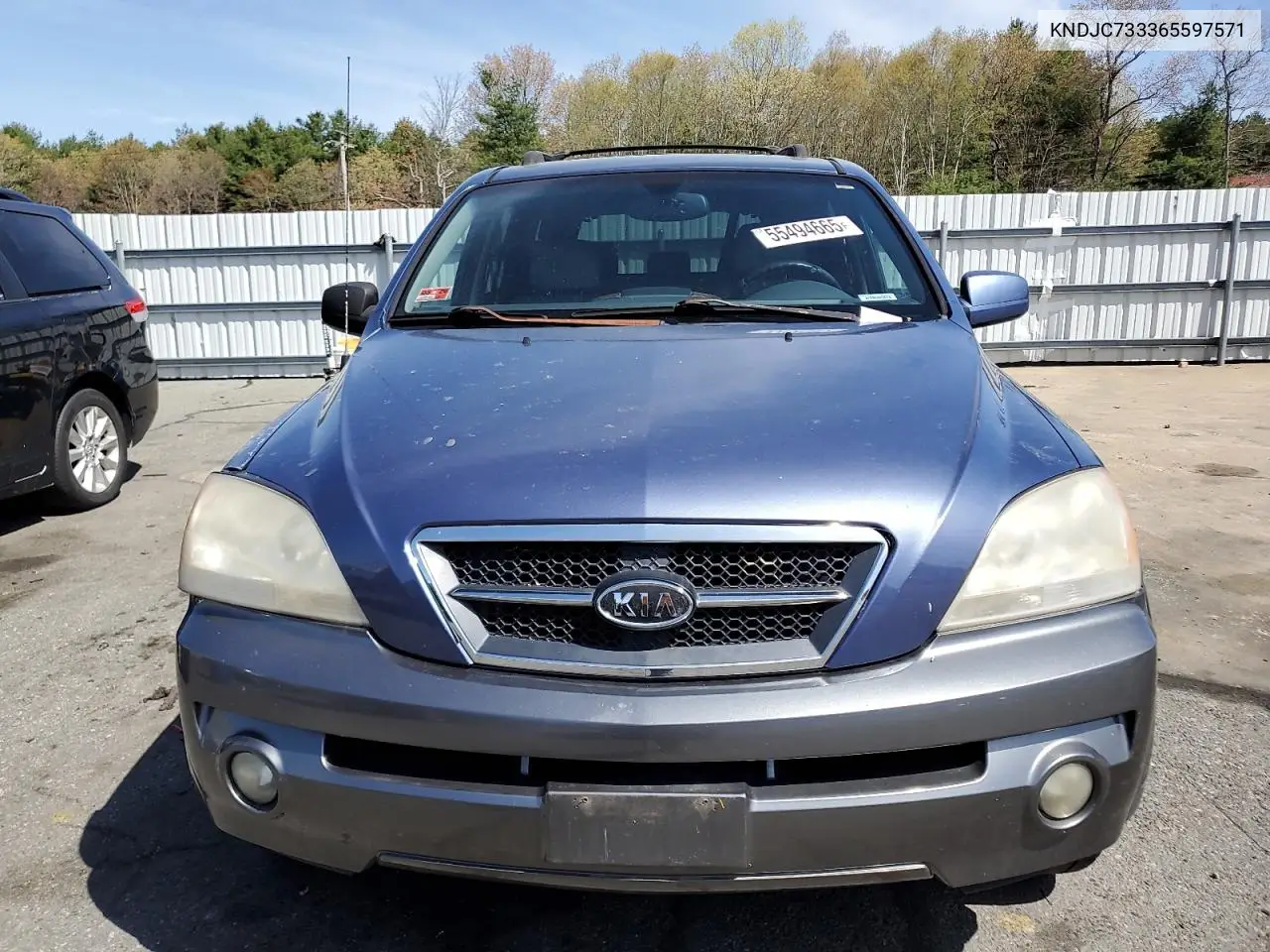 2006 Kia Sorento Ex VIN: KNDJC733365597571 Lot: 55494665