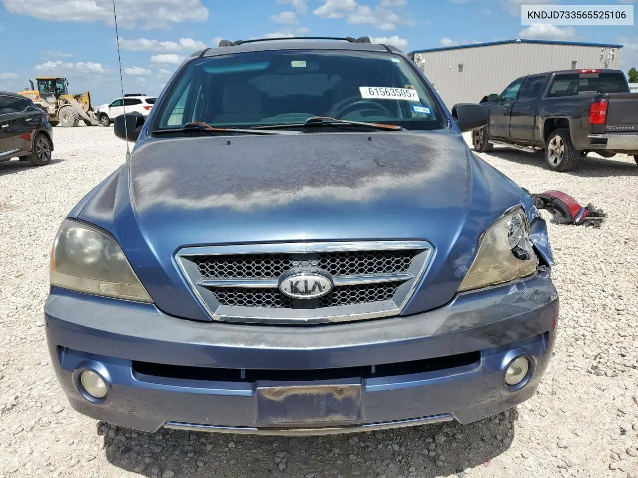 2006 Kia Sorento Ex VIN: KNDJD733565525106 Lot: 61563505