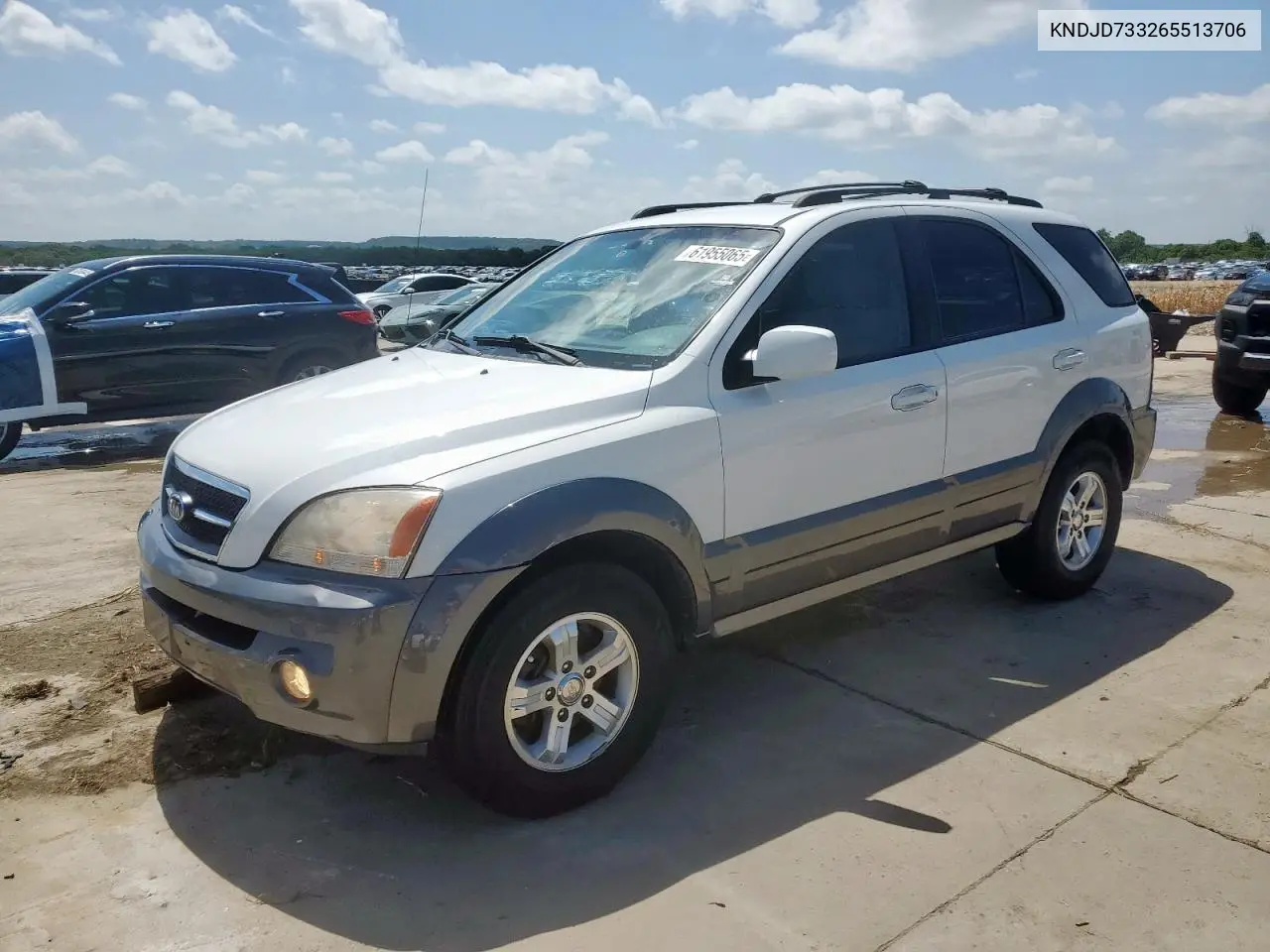 2006 Kia Sorento Ex VIN: KNDJD733265513706 Lot: 61955065