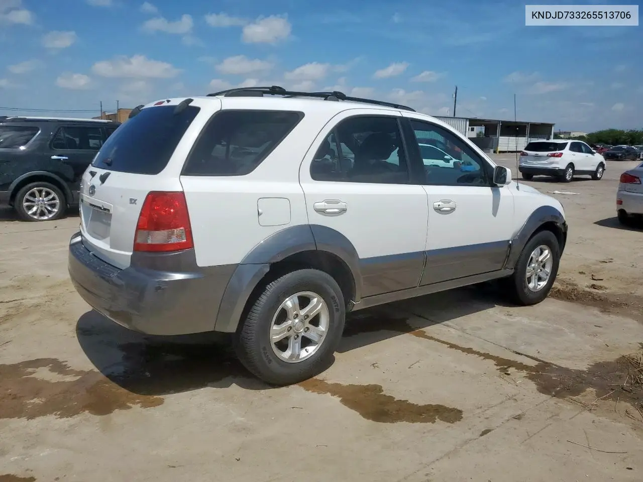 2006 Kia Sorento Ex VIN: KNDJD733265513706 Lot: 61955065