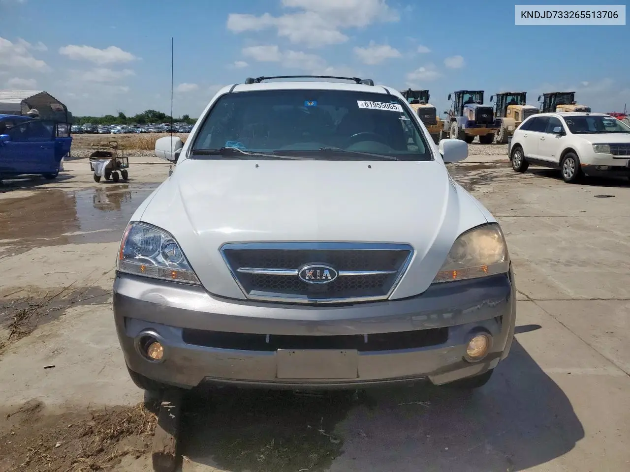 2006 Kia Sorento Ex VIN: KNDJD733265513706 Lot: 61955065