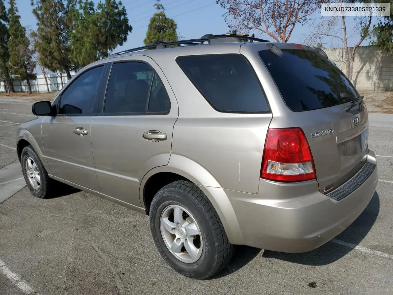 2006 Kia Sorento Ex VIN: KNDJD733865521339 Lot: 62515215