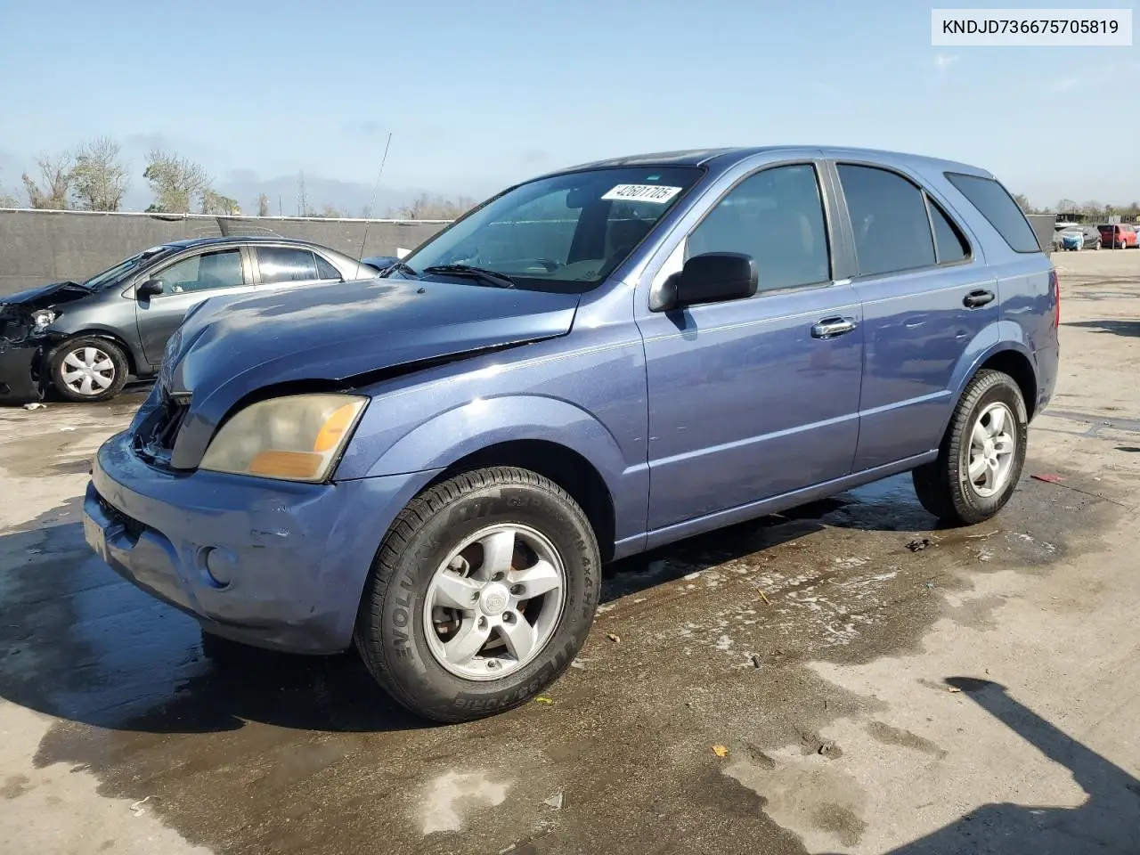 2007 Kia Sorento Ex VIN: KNDJD736675705819 Lot: 42601705