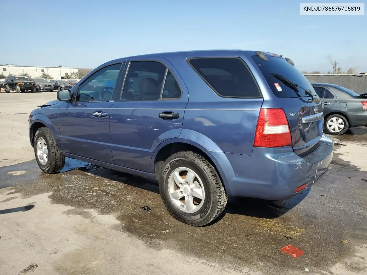 2007 Kia Sorento Ex VIN: KNDJD736675705819 Lot: 42601705