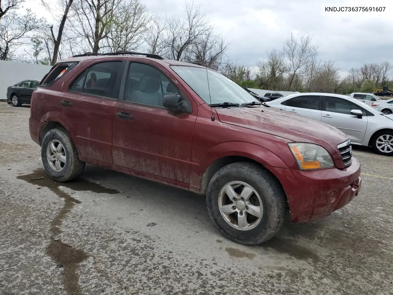 2007 Kia Sorento Ex VIN: KNDJC736375691607 Lot: 51656585