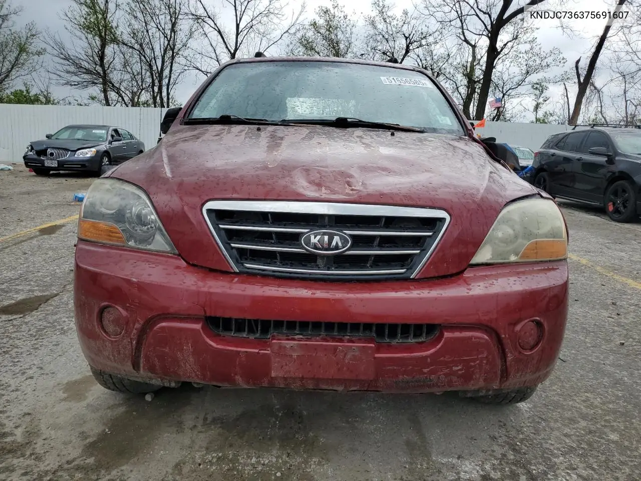2007 Kia Sorento Ex VIN: KNDJC736375691607 Lot: 51656585