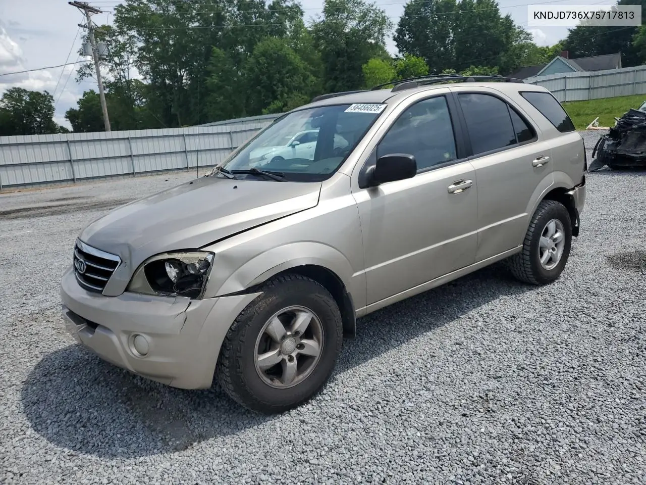 2007 Kia Sorento Ex VIN: KNDJD736X75717813 Lot: 56456025