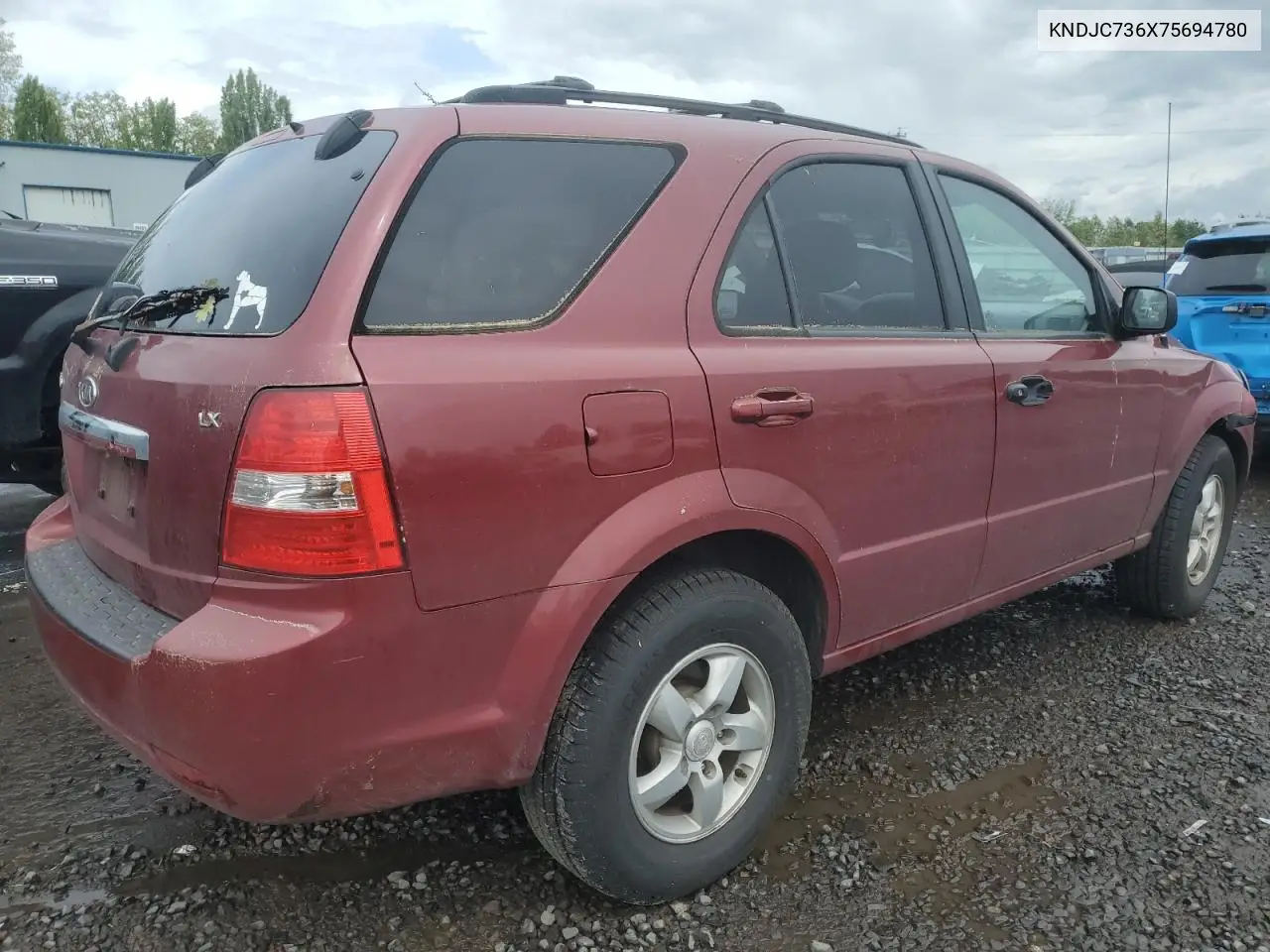 2007 Kia Sorento Ex VIN: KNDJC736X75694780 Lot: 56625315