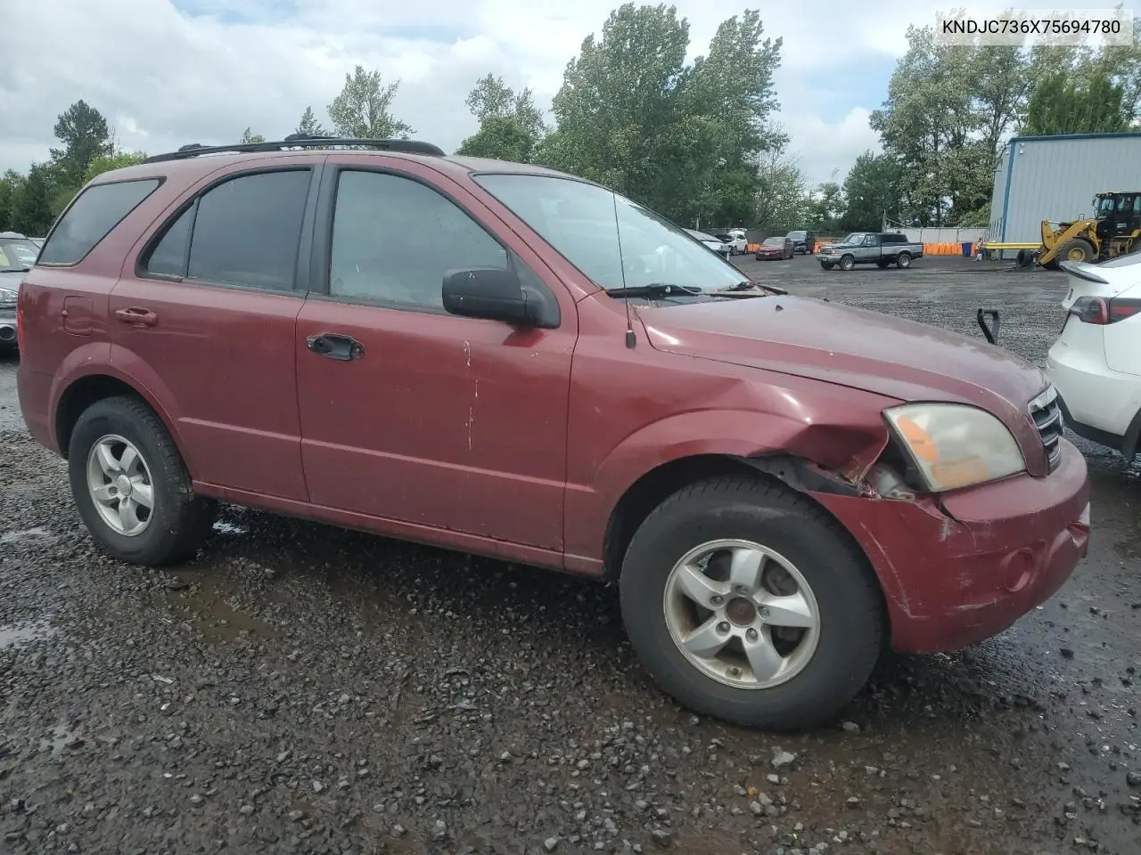 2007 Kia Sorento Ex VIN: KNDJC736X75694780 Lot: 56625315