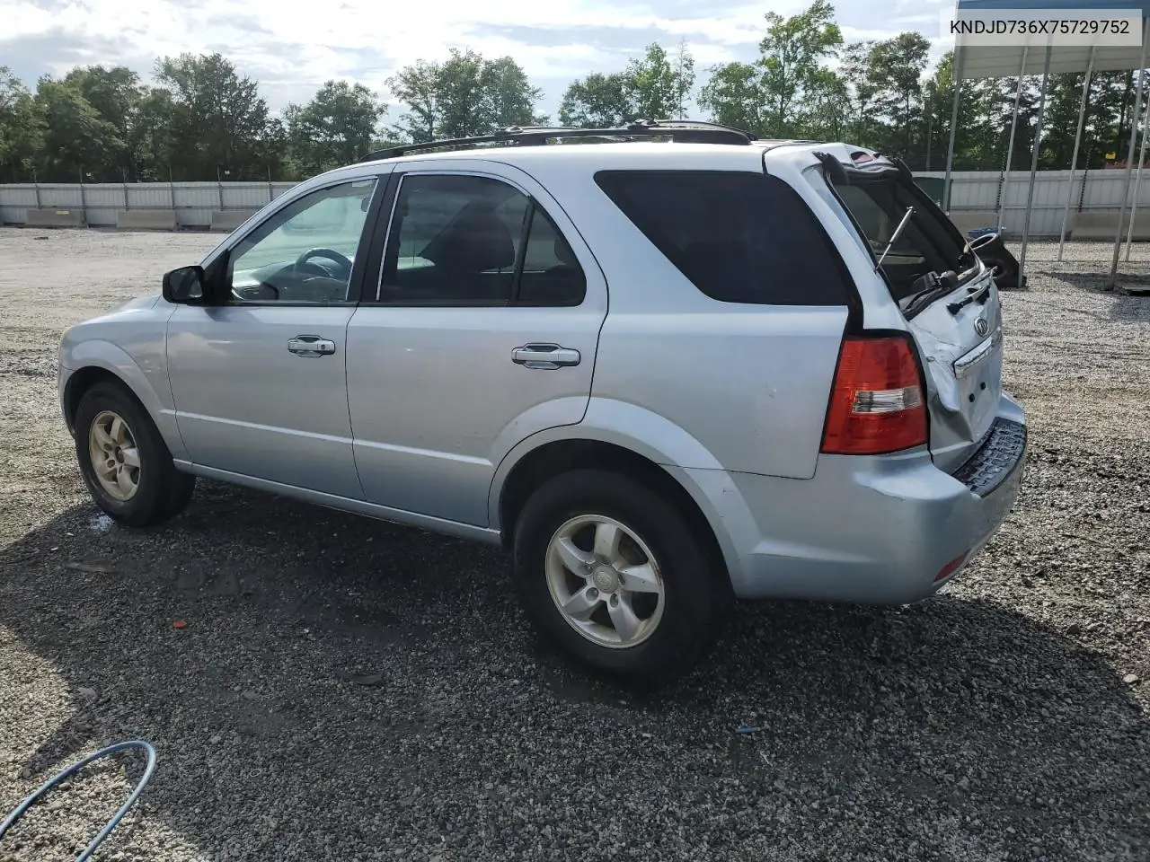 2007 Kia Sorento Ex VIN: KNDJD736X75729752 Lot: 60227745