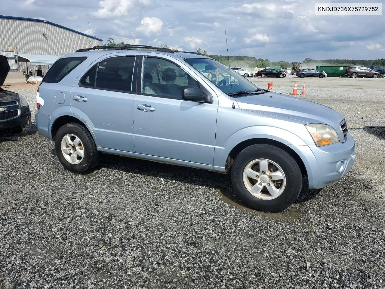 2007 Kia Sorento Ex VIN: KNDJD736X75729752 Lot: 60227745