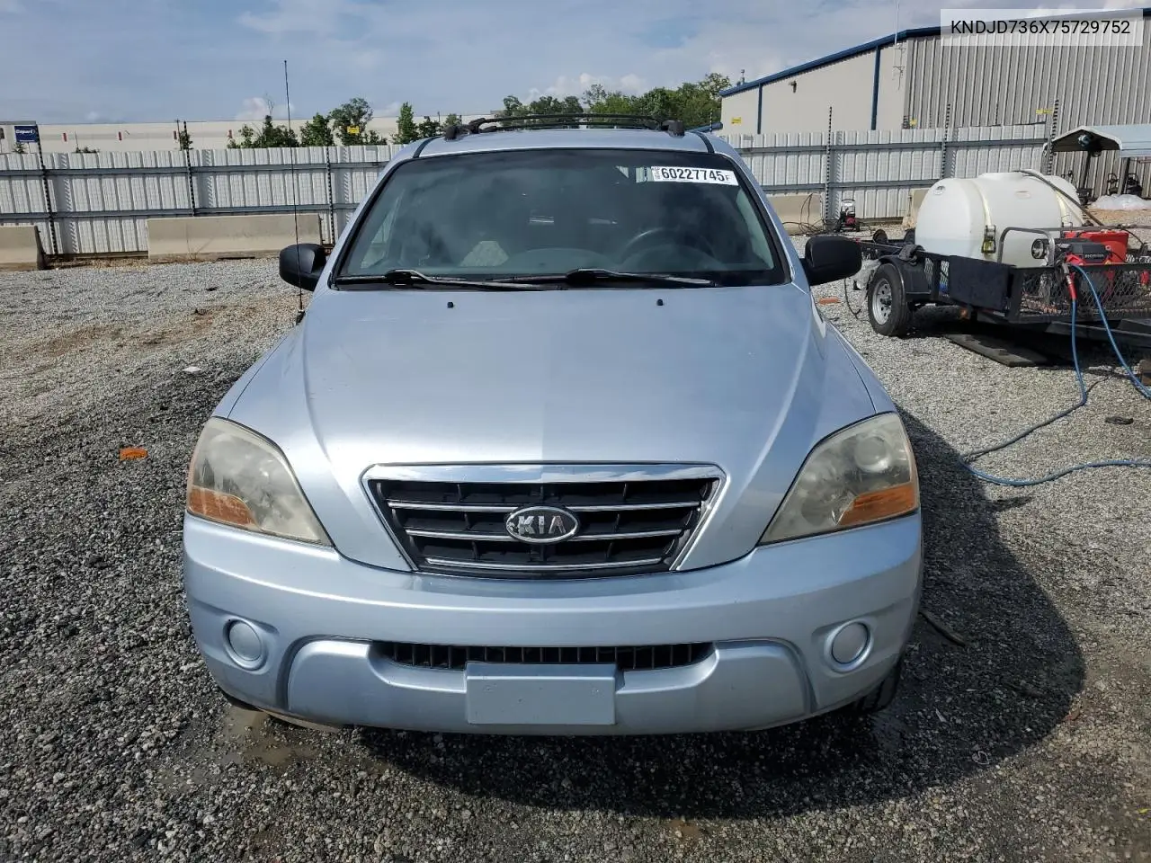 2007 Kia Sorento Ex VIN: KNDJD736X75729752 Lot: 60227745