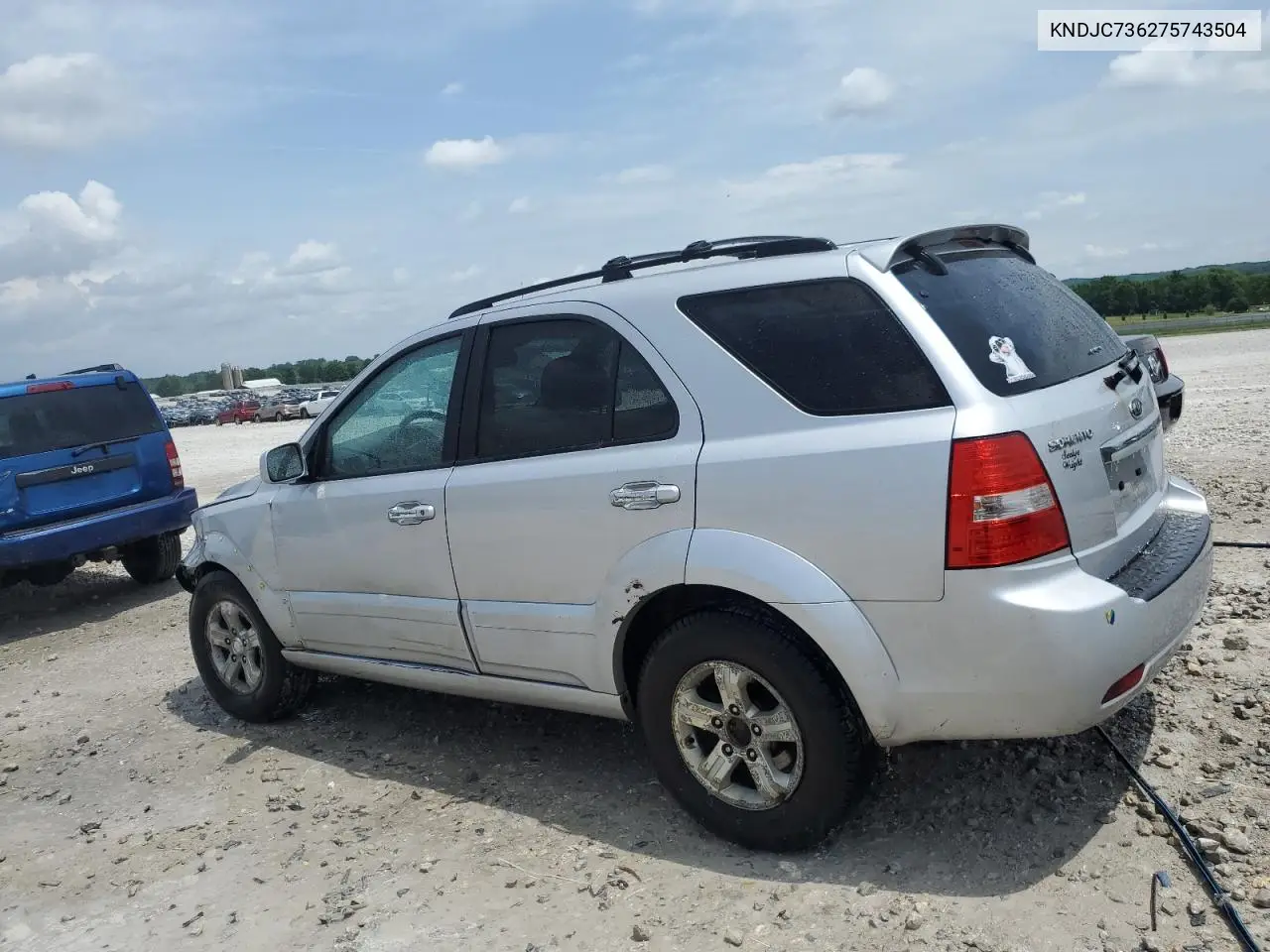 2007 Kia Sorento Ex VIN: KNDJC736275743504 Lot: 60903585