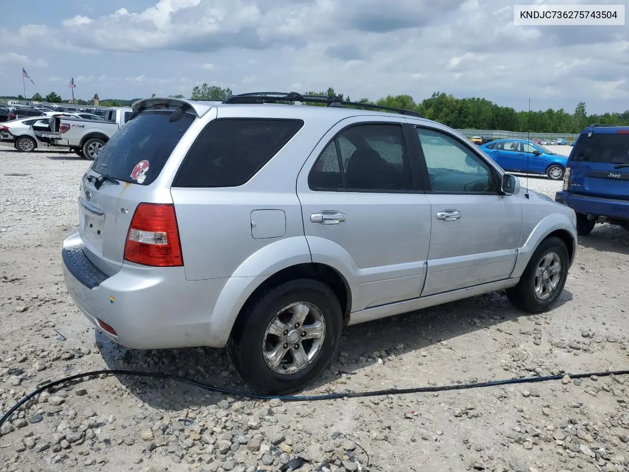 2007 Kia Sorento Ex VIN: KNDJC736275743504 Lot: 60903585