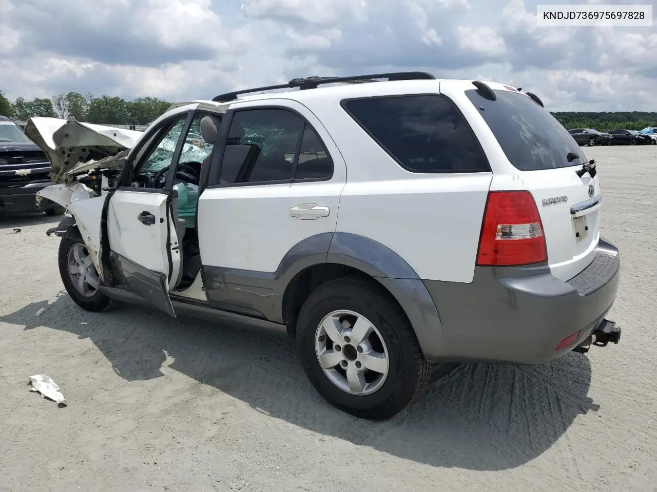 2007 Kia Sorento Ex VIN: KNDJD736975697828 Lot: 60929305