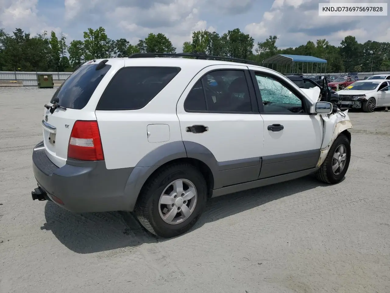 2007 Kia Sorento Ex VIN: KNDJD736975697828 Lot: 60929305