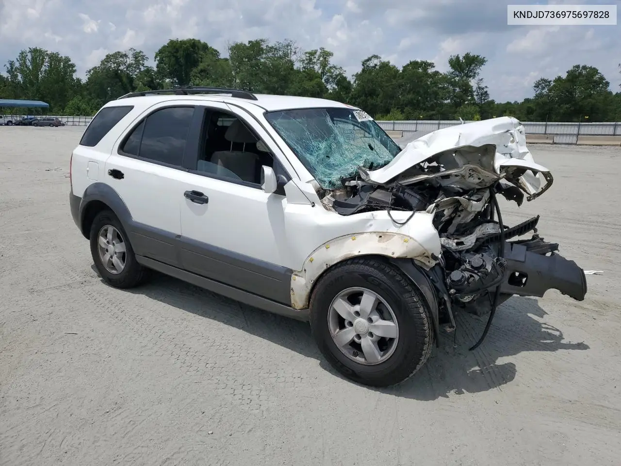 2007 Kia Sorento Ex VIN: KNDJD736975697828 Lot: 60929305
