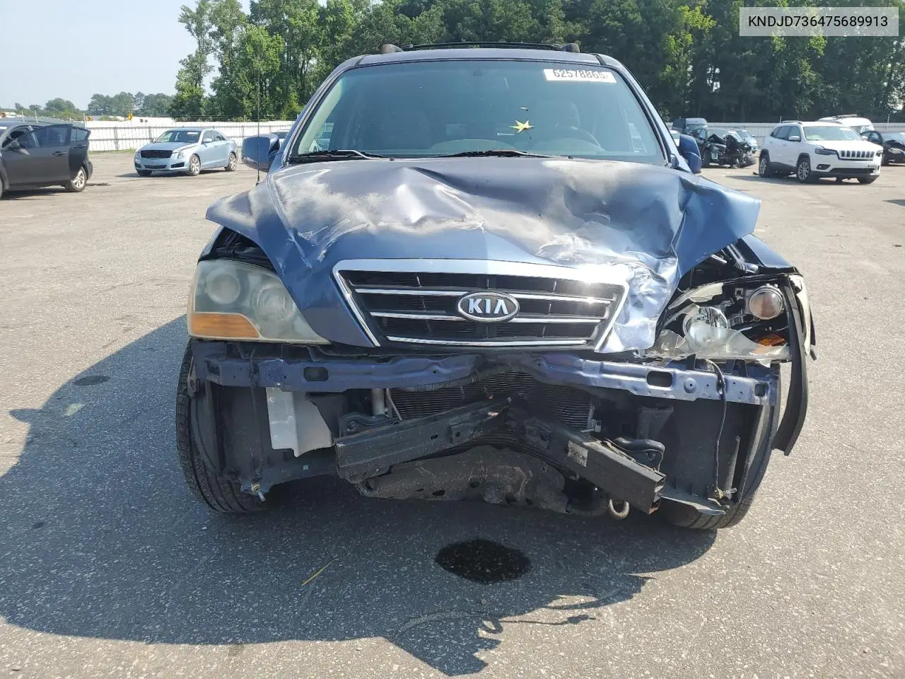 2007 Kia Sorento Ex VIN: KNDJD736475689913 Lot: 62578865