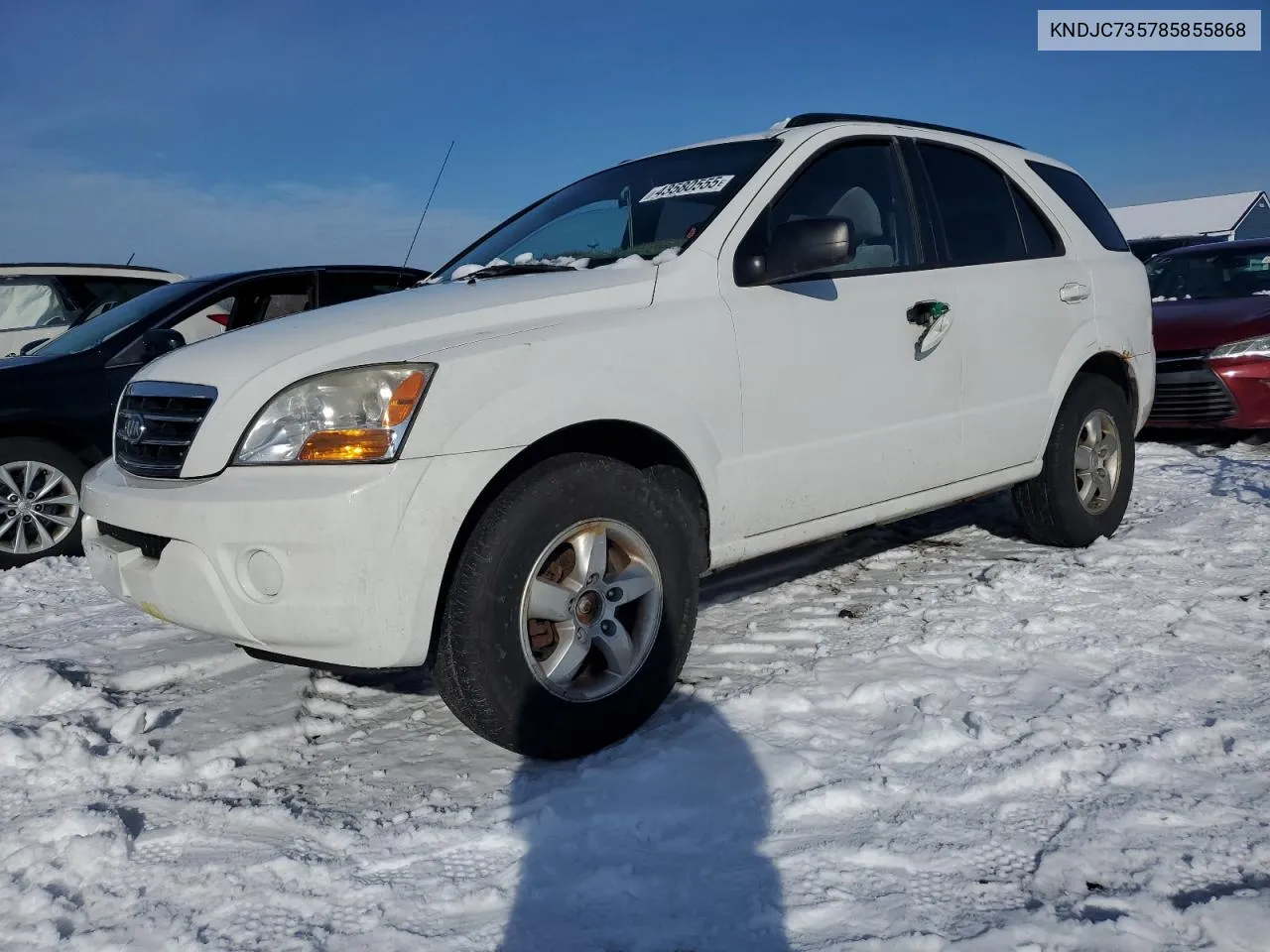 2008 Kia Sorento Ex VIN: KNDJC735785855868 Lot: 43580555