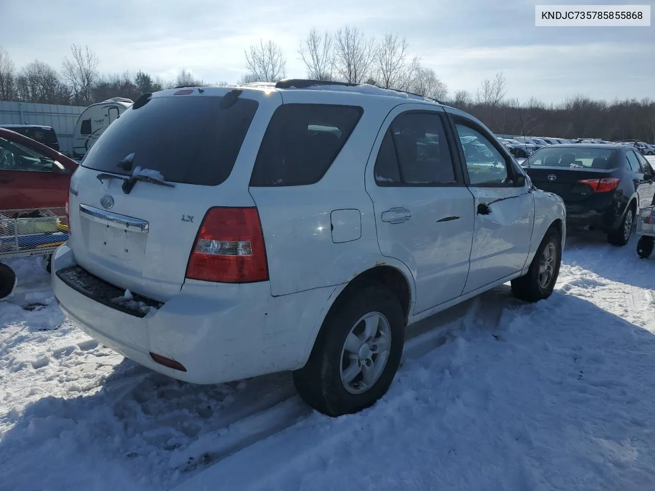 2008 Kia Sorento Ex VIN: KNDJC735785855868 Lot: 43580555