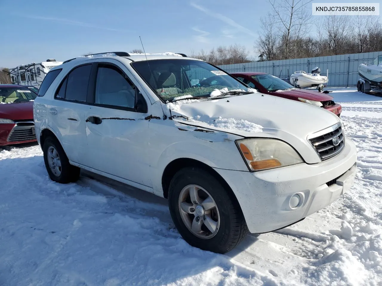 2008 Kia Sorento Ex VIN: KNDJC735785855868 Lot: 43580555