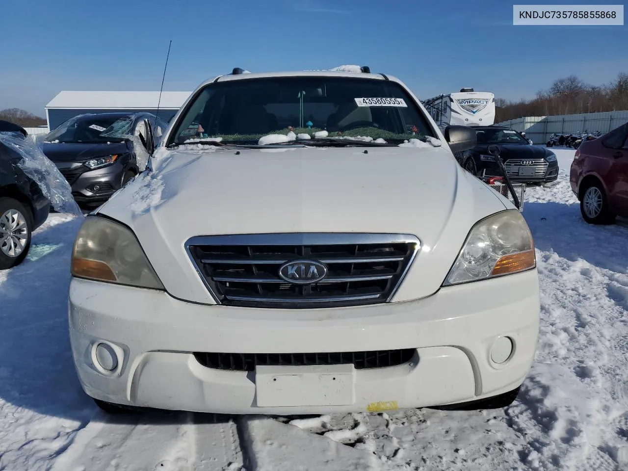 2008 Kia Sorento Ex VIN: KNDJC735785855868 Lot: 43580555