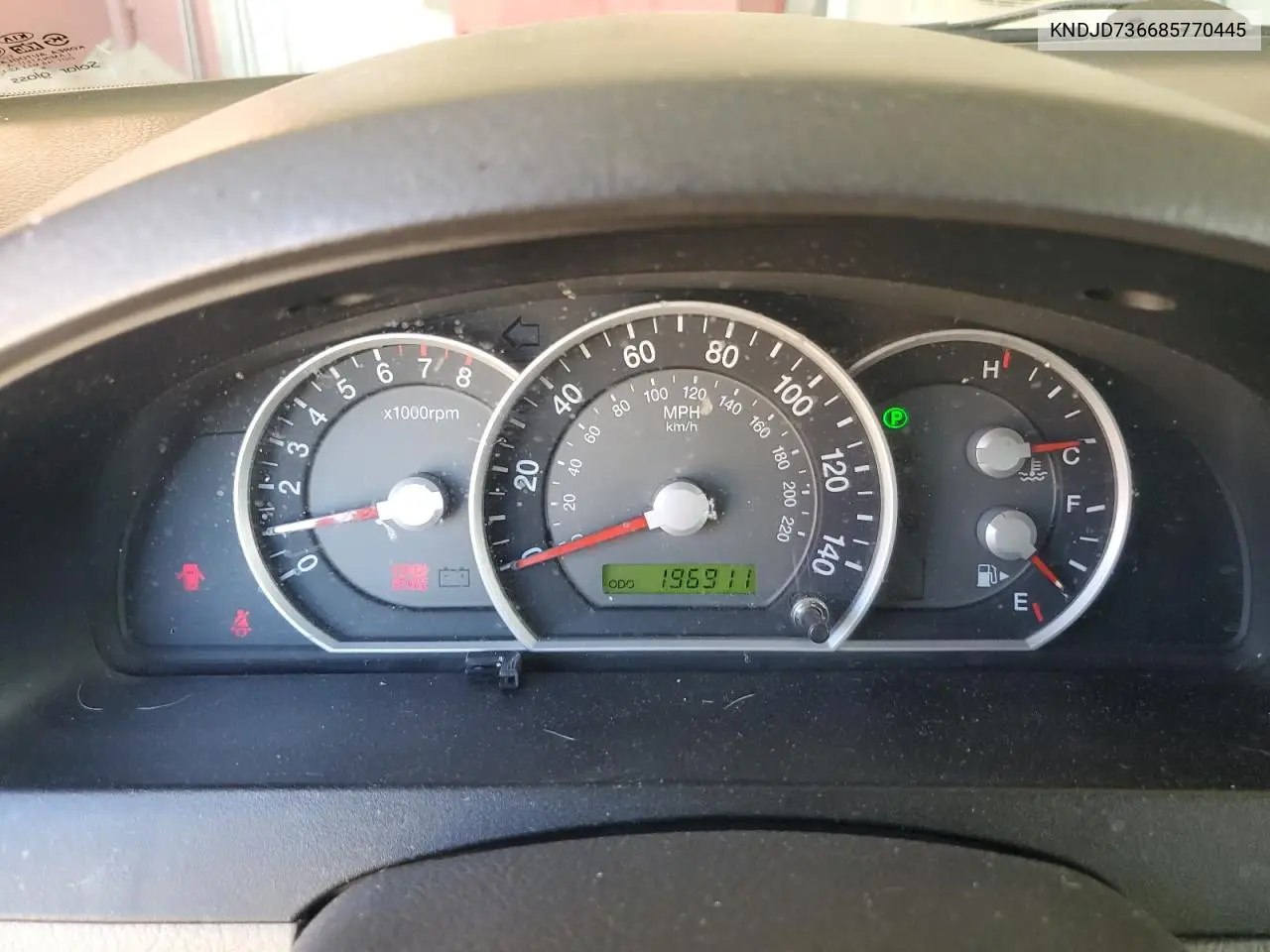 2008 Kia Sorento Ex VIN: KNDJD736685770445 Lot: 56426455
