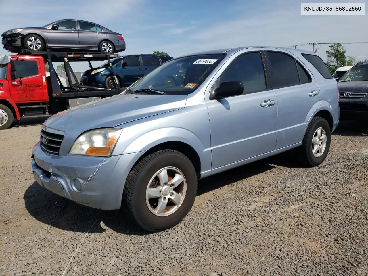 2008 Kia Sorento Ex VIN: KNDJD735185802550 Lot: 56794875