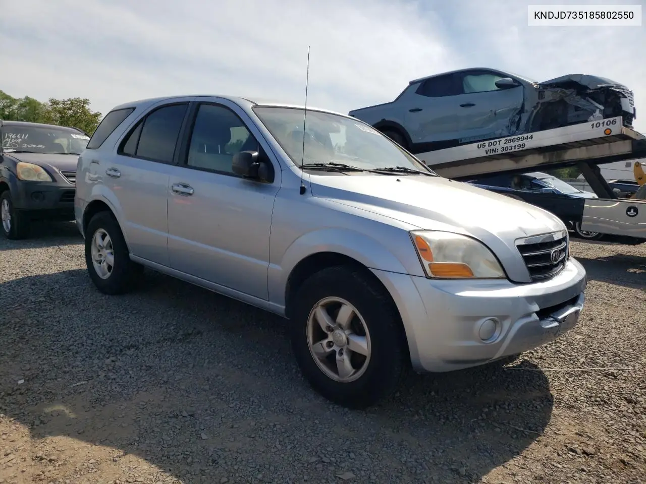 2008 Kia Sorento Ex VIN: KNDJD735185802550 Lot: 56794875