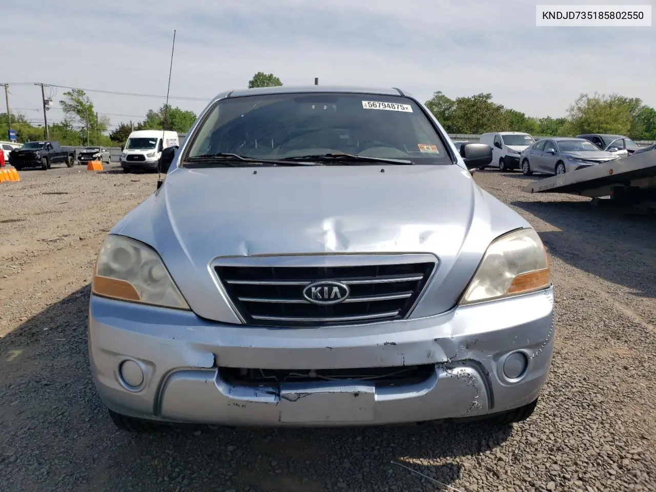 2008 Kia Sorento Ex VIN: KNDJD735185802550 Lot: 56794875