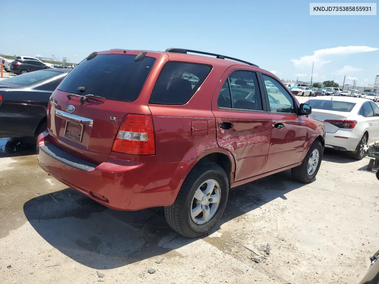 2008 Kia Sorento Ex VIN: KNDJD735385855931 Lot: 59096705