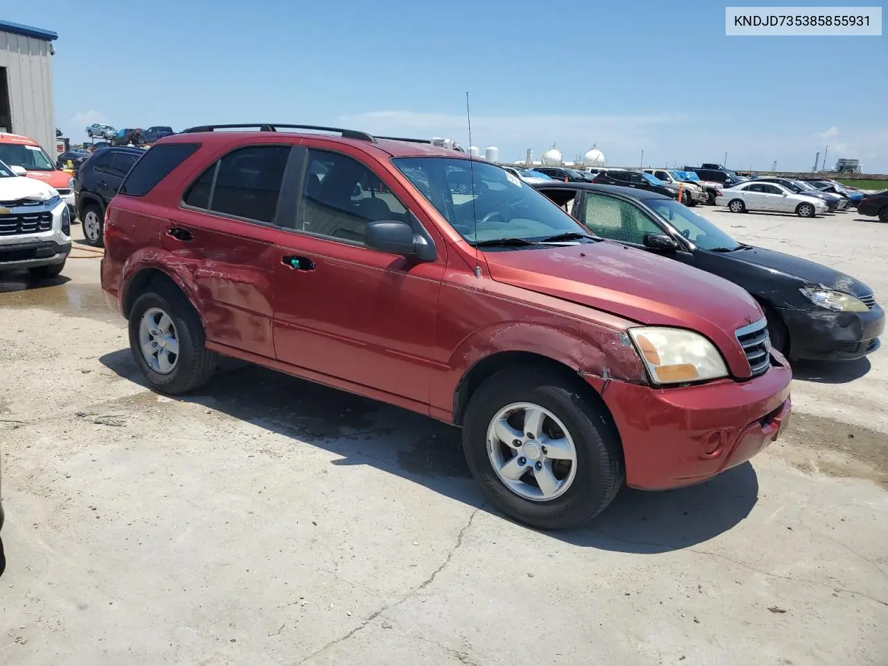 2008 Kia Sorento Ex VIN: KNDJD735385855931 Lot: 59096705