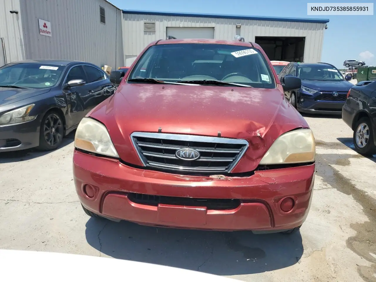 2008 Kia Sorento Ex VIN: KNDJD735385855931 Lot: 59096705