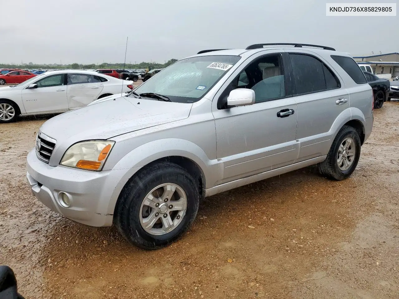 2008 Kia Sorento Ex VIN: KNDJD736X85829805 Lot: 60634765