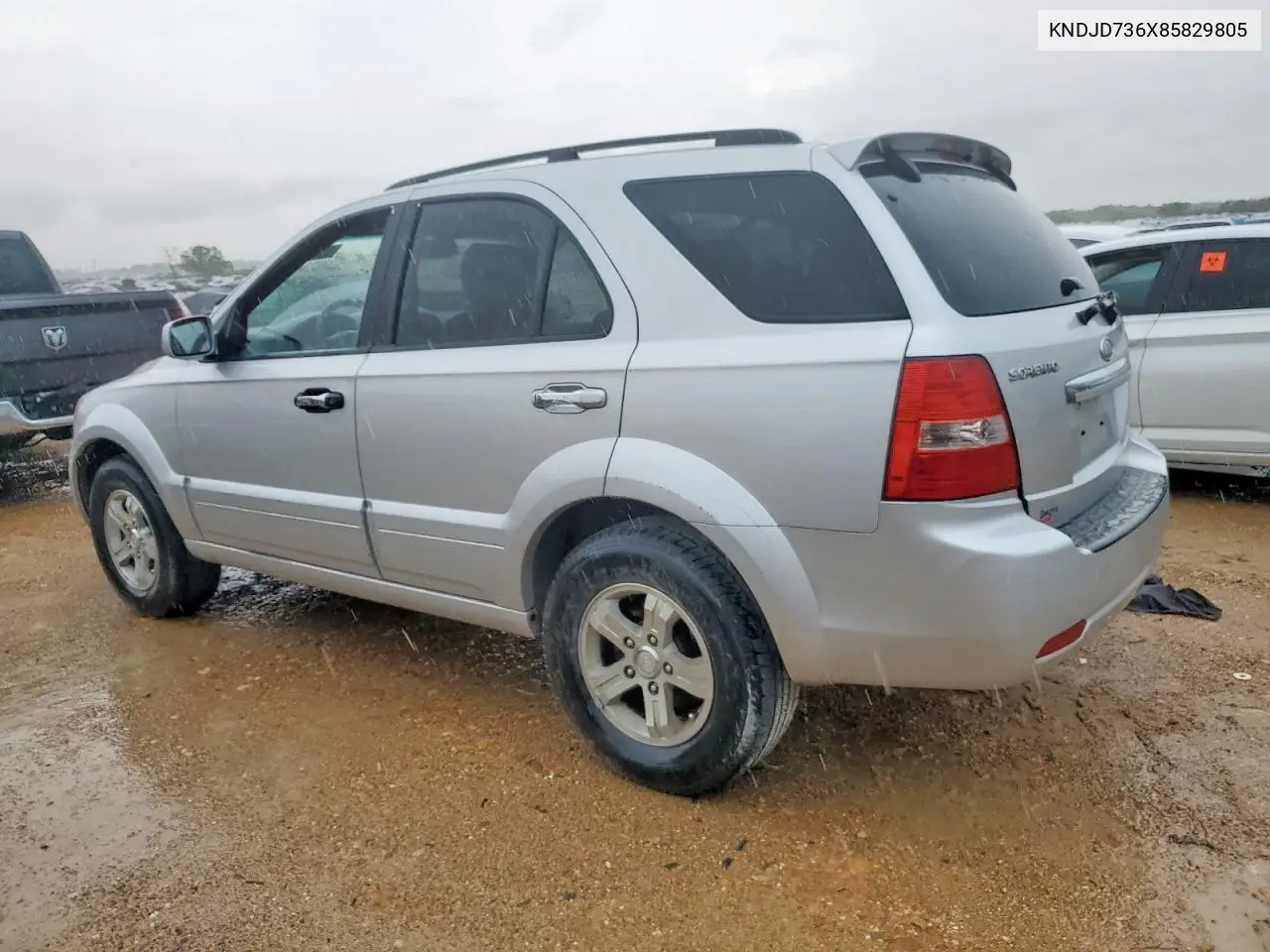 2008 Kia Sorento Ex VIN: KNDJD736X85829805 Lot: 60634765