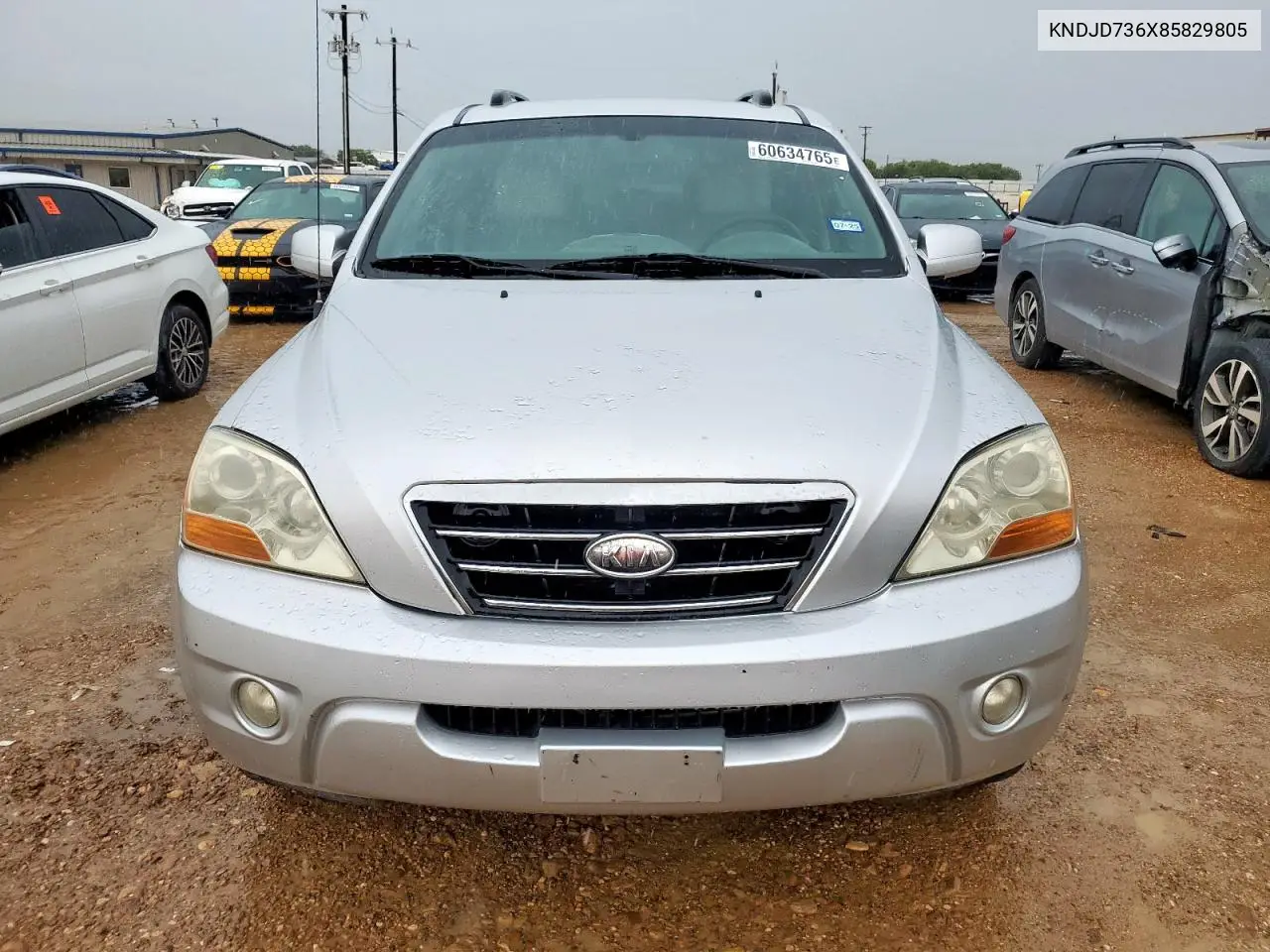 2008 Kia Sorento Ex VIN: KNDJD736X85829805 Lot: 60634765