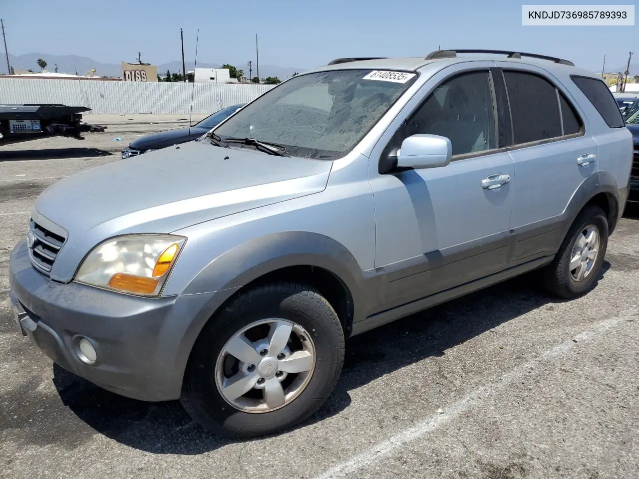 2008 Kia Sorento Ex VIN: KNDJD736985789393 Lot: 61408535