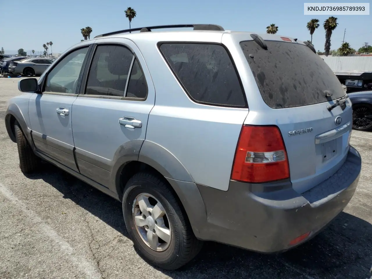 2008 Kia Sorento Ex VIN: KNDJD736985789393 Lot: 61408535