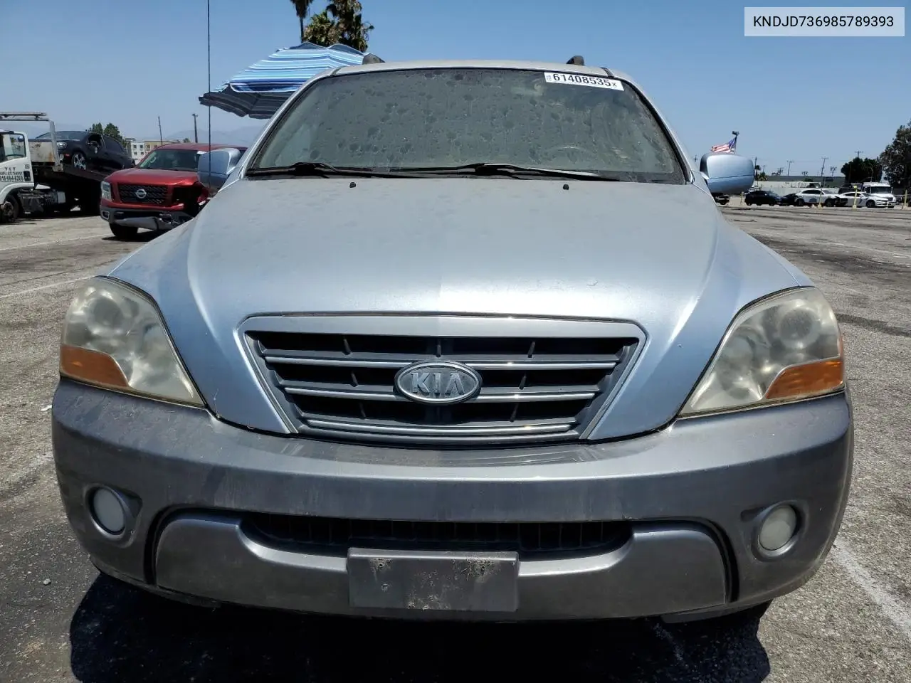 2008 Kia Sorento Ex VIN: KNDJD736985789393 Lot: 61408535