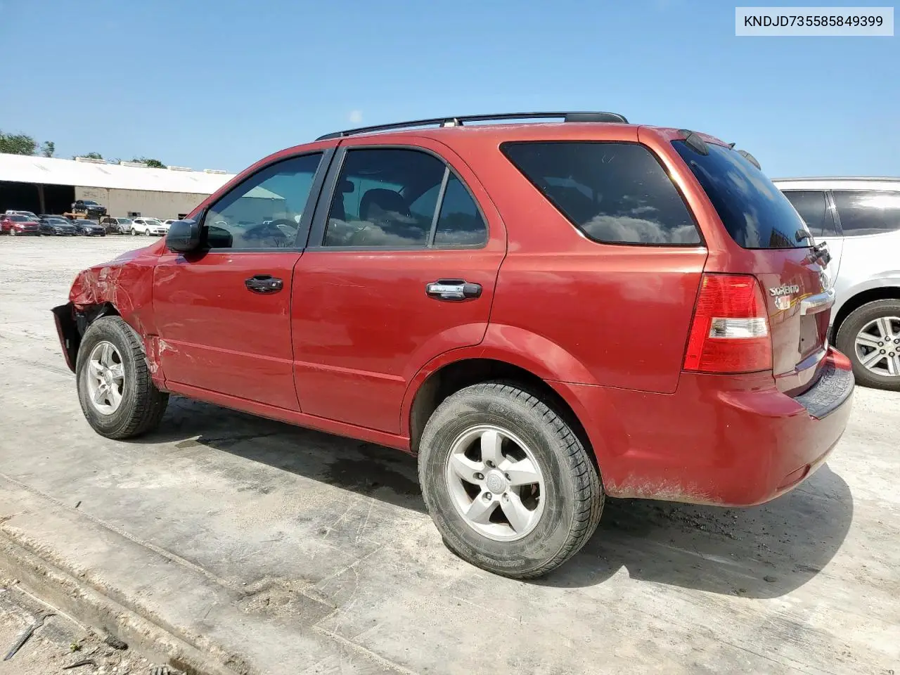 2008 Kia Sorento Ex VIN: KNDJD735585849399 Lot: 61480675