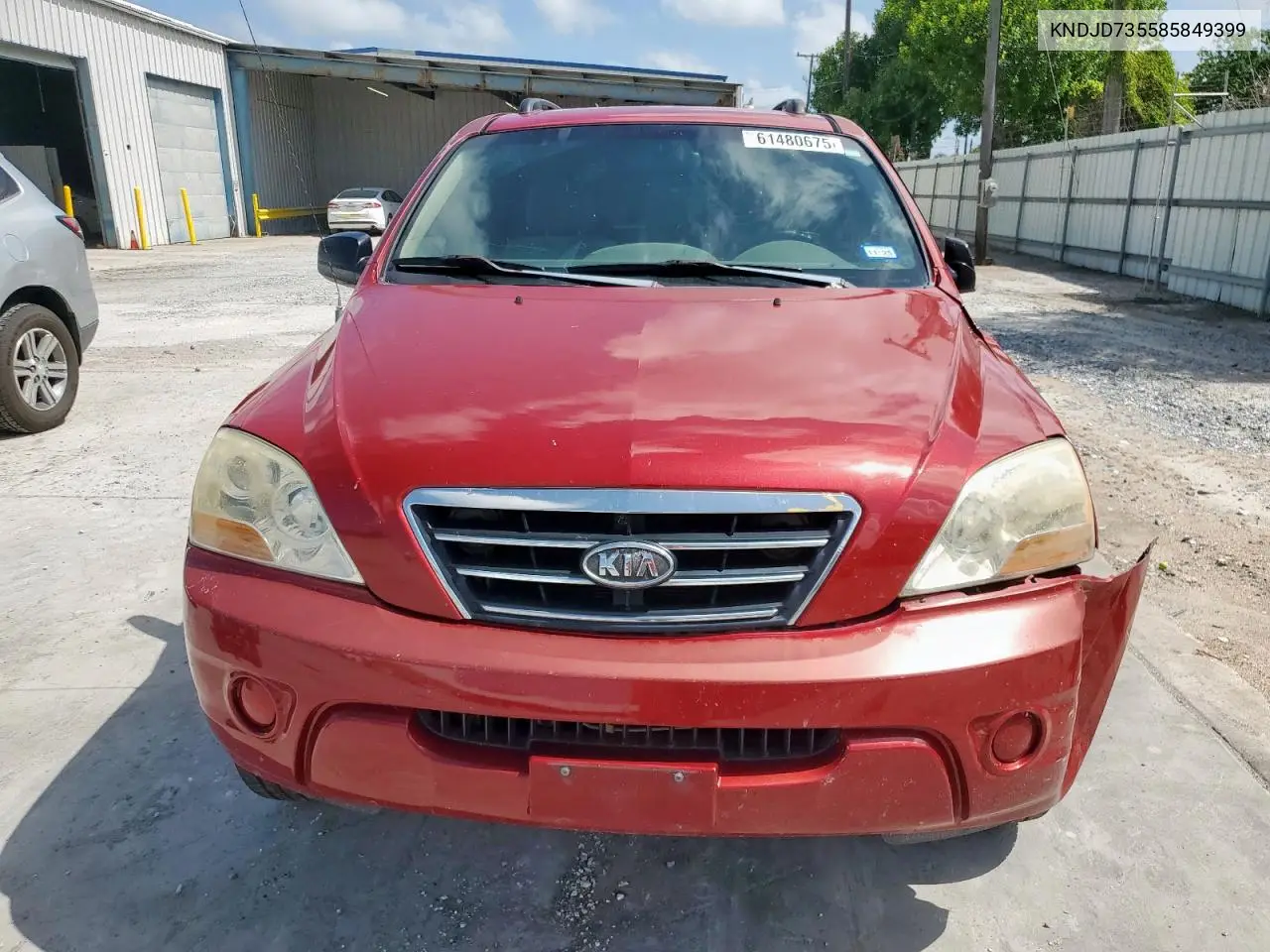 2008 Kia Sorento Ex VIN: KNDJD735585849399 Lot: 61480675