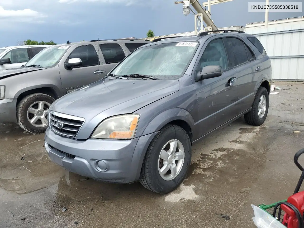 2008 Kia Sorento Ex VIN: KNDJC735585838518 Lot: 61605135