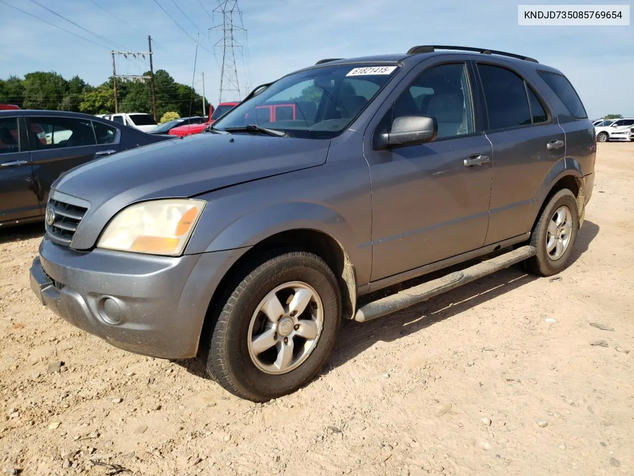 2008 Kia Sorento Ex VIN: KNDJD735085769654 Lot: 61821415