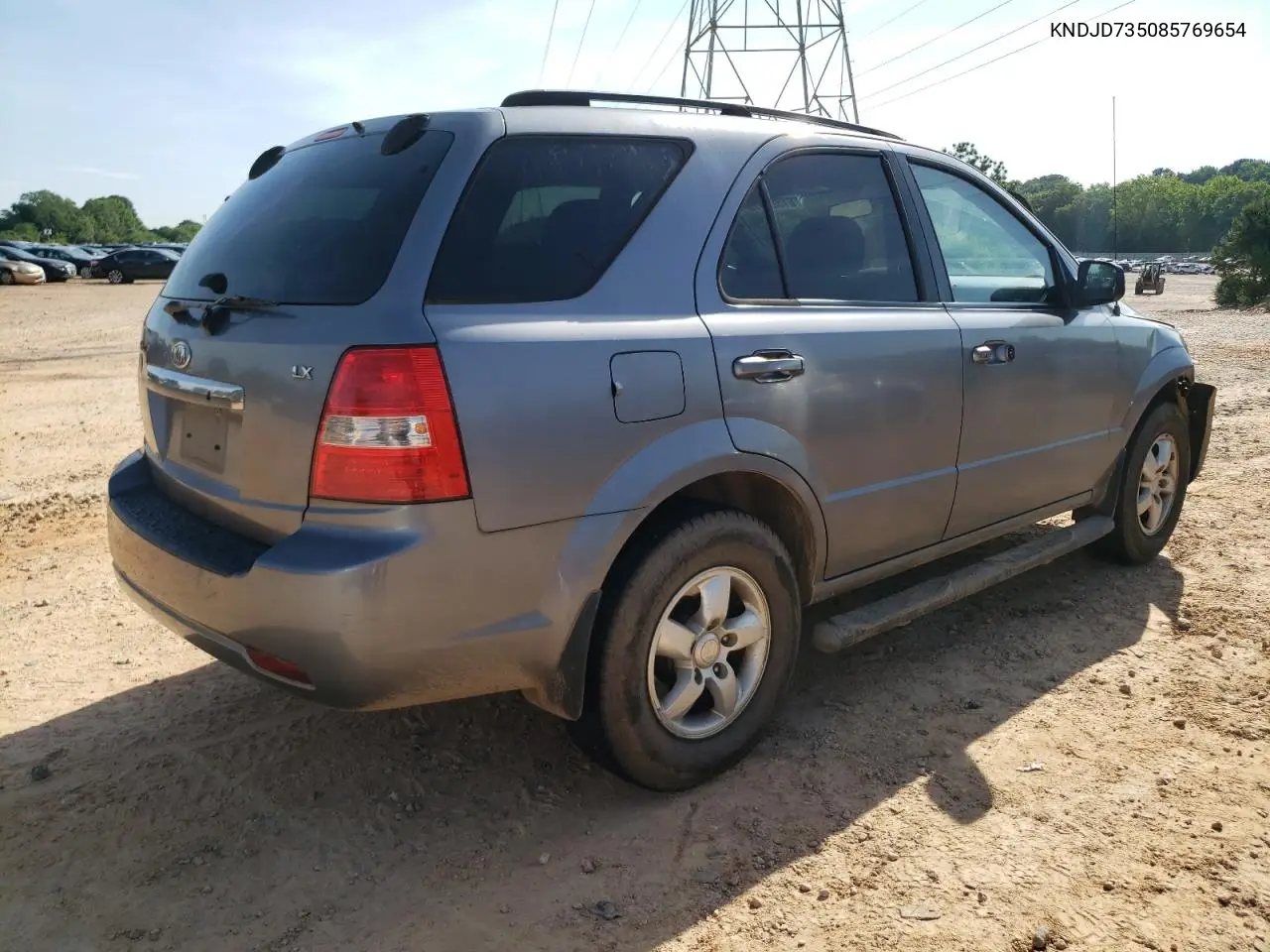 2008 Kia Sorento Ex VIN: KNDJD735085769654 Lot: 61821415