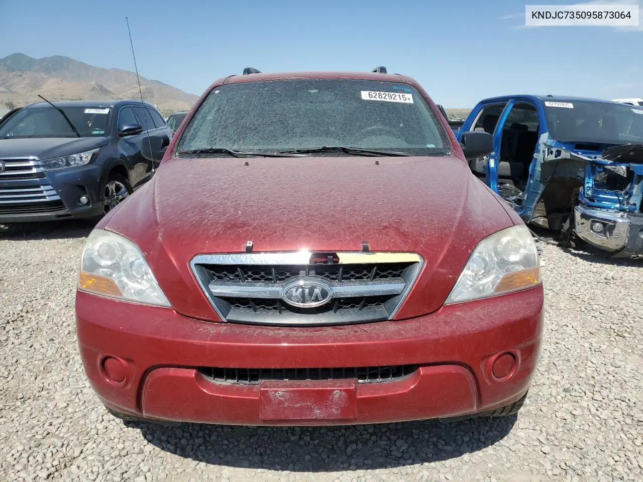 2009 Kia Sorento Lx VIN: KNDJC735095873064 Lot: 62829215