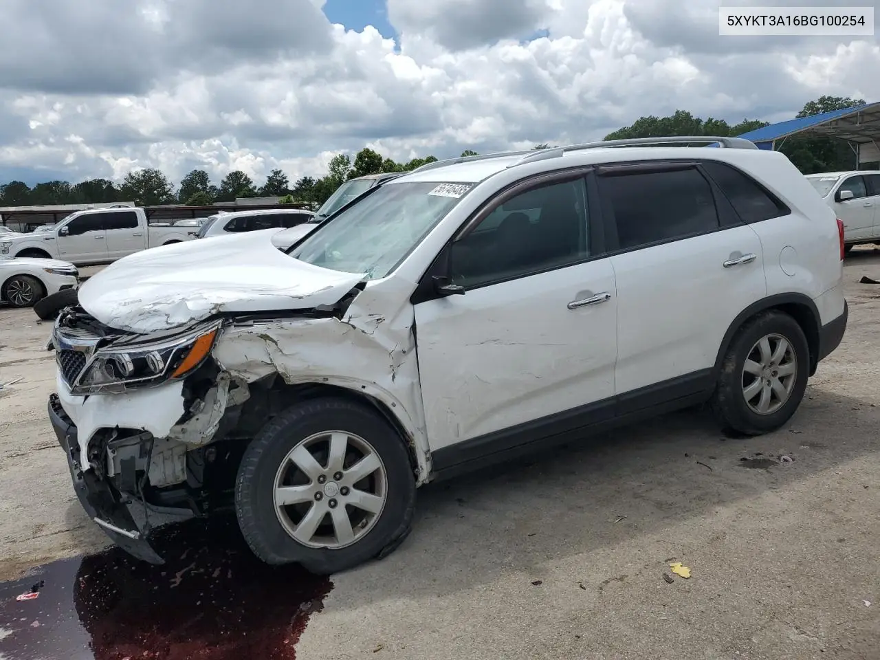 2011 Kia Sorento Base VIN: 5XYKT3A16BG100254 Lot: 56746485